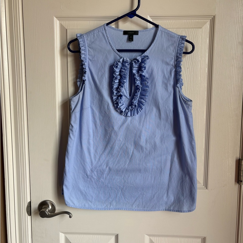 J. CREW Margot Ruffle Blouse - Picture 2 of 10